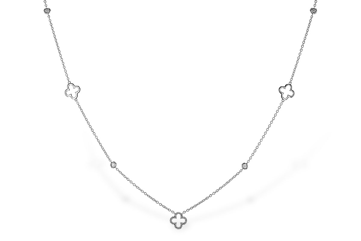 A320-65599: NECKLACE .20 TW (18")