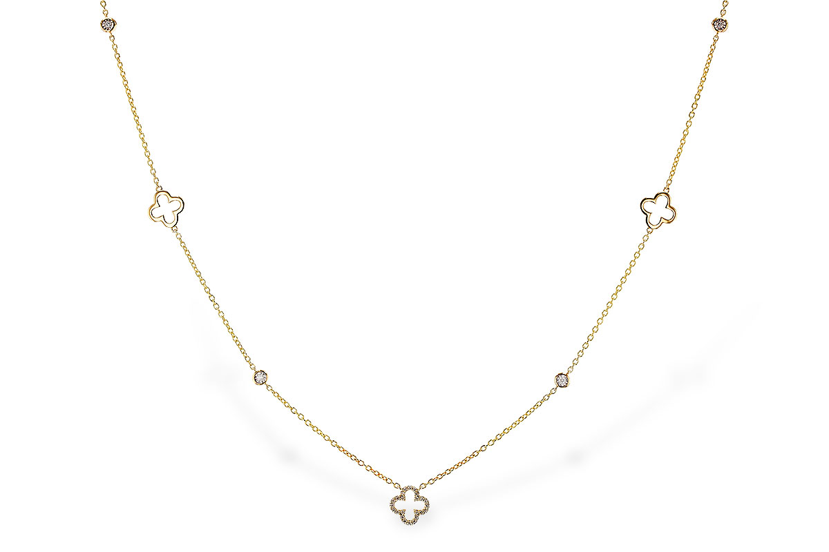 A320-65599: NECKLACE .20 TW (18")