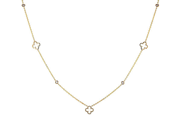 A320-65599: NECKLACE .20 TW (18")