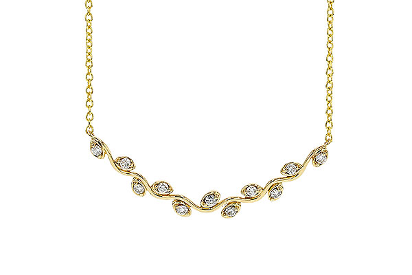 A320-71044: NECKLACE .25 TW (18")