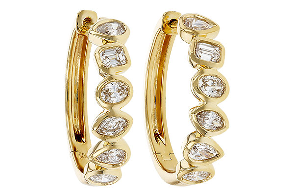 A321-54644: EARRINGS 1.10 TW FANCY CUT DIAS