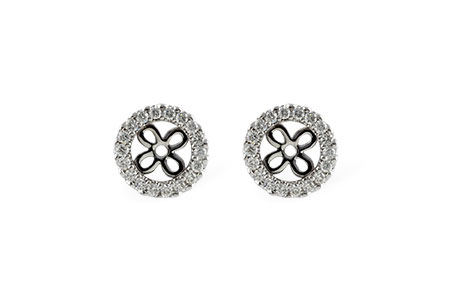 B233-40108: EARRING JACKETS .24 TW (FOR 0.75-1.00 CT TW STUDS)