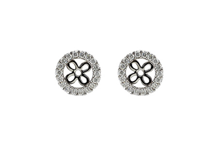 B233-40108: EARRING JACKETS .24 TW (FOR 0.75-1.00 CT TW STUDS)