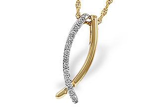 B320-71026: NECKLACE .25 TW