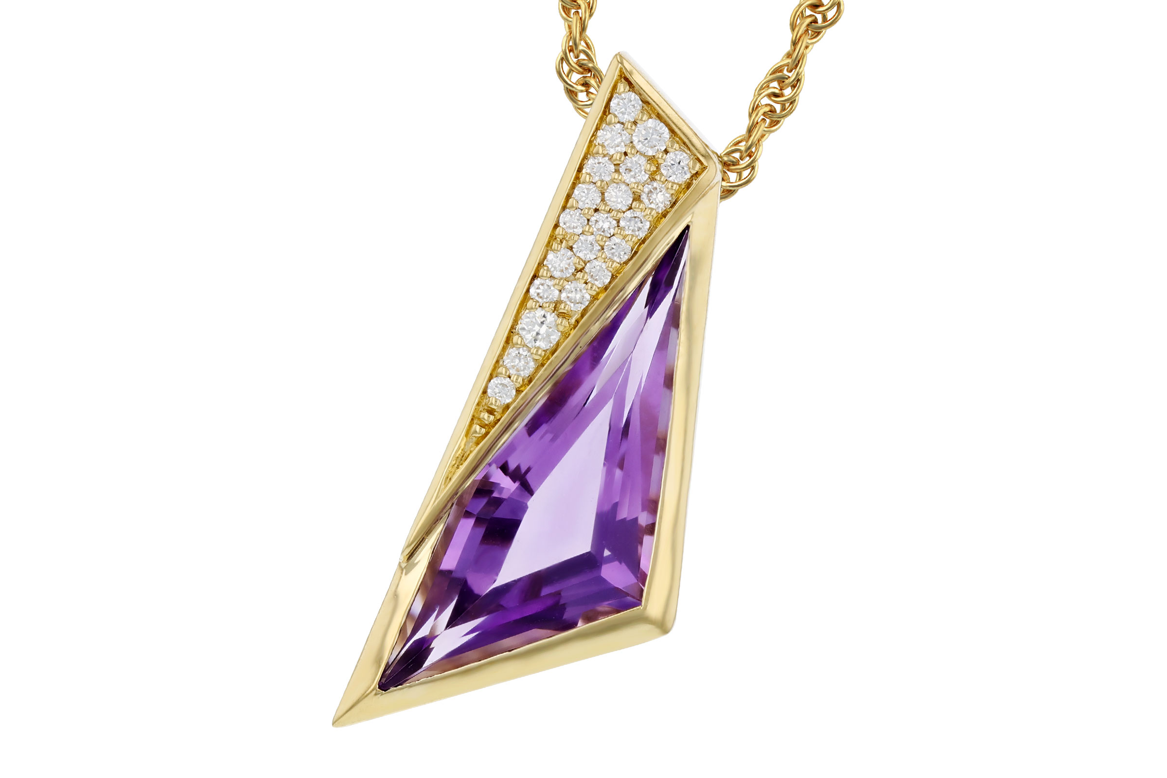 B321-56517: NECKLACE 2.24 AMETHYST 2.33 TGW
