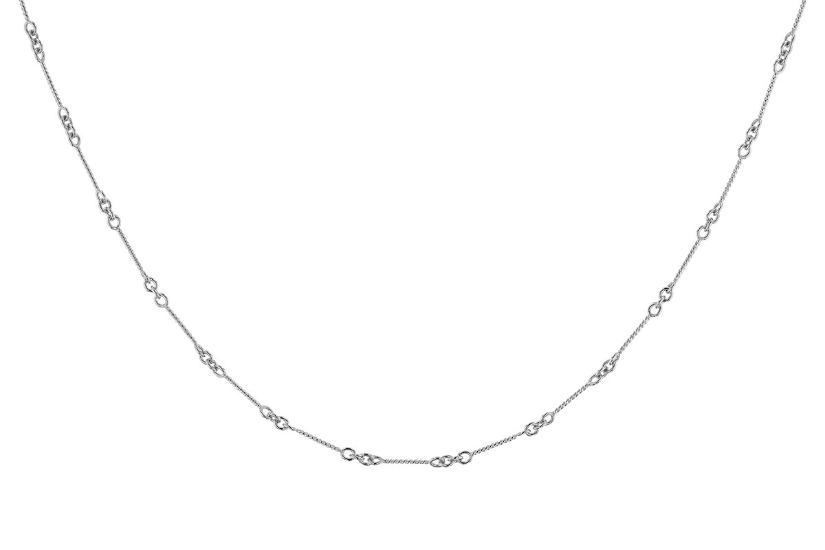 C319-78353: TWIST CHAIN (8IN, 0.8MM, 14KT, LOBSTER CLASP)
