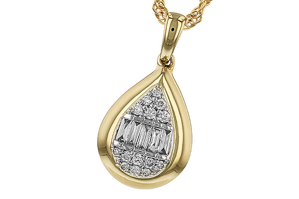 C319-81026: NECKLACE .08 BAG .16 TW