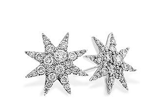 C320-70126: EARRINGS .50 TW
