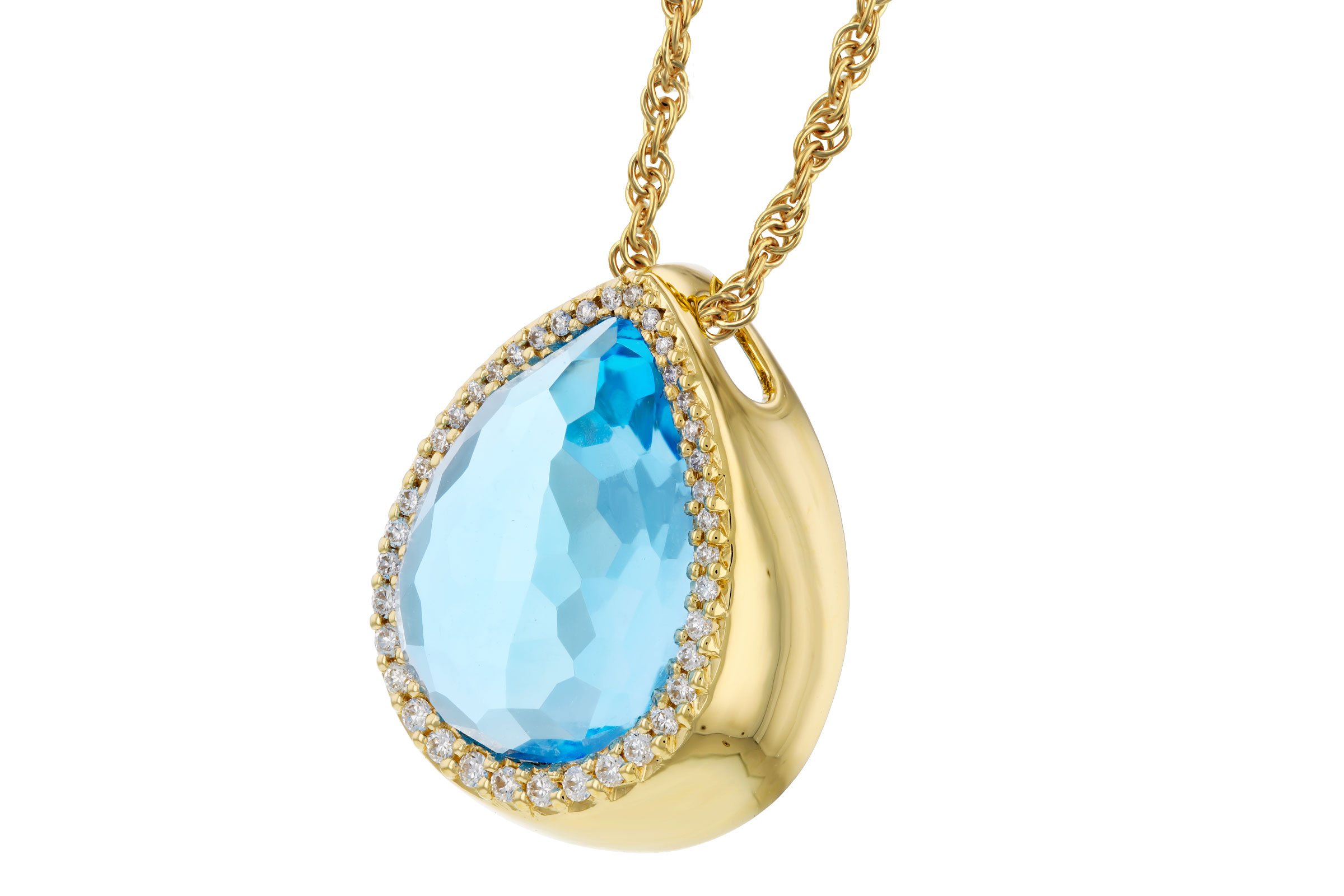C321-55626: NECK 5.78 LONDON BLUE TOPAZ 5.92 TGW (14x10MM)