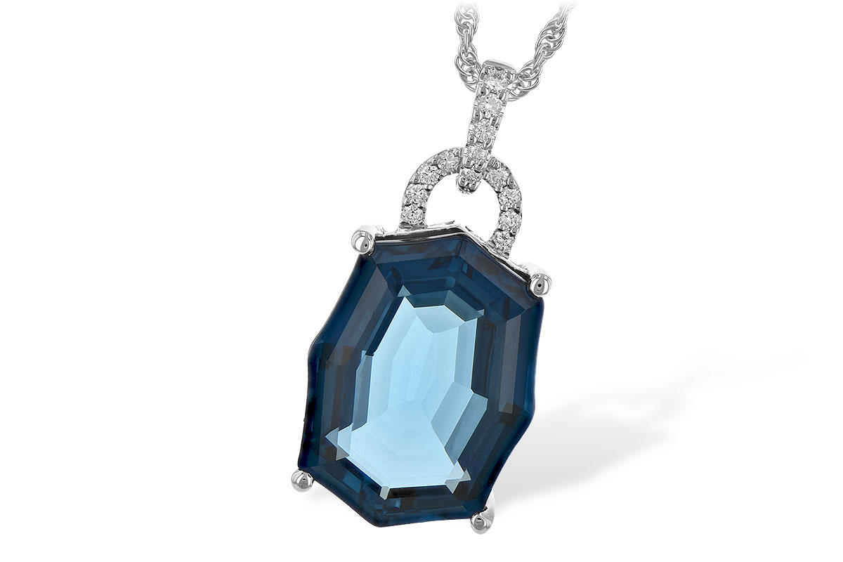 D235-26544: NECK 11.75 LONDON BLUE TOPAZ 11.85 TGW