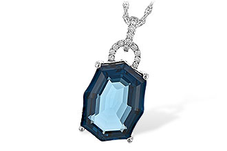D235-26544: NECK 11.75 LONDON BLUE TOPAZ 11.85 TGW