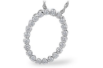 D318-86544: NECKLACE .50 TW