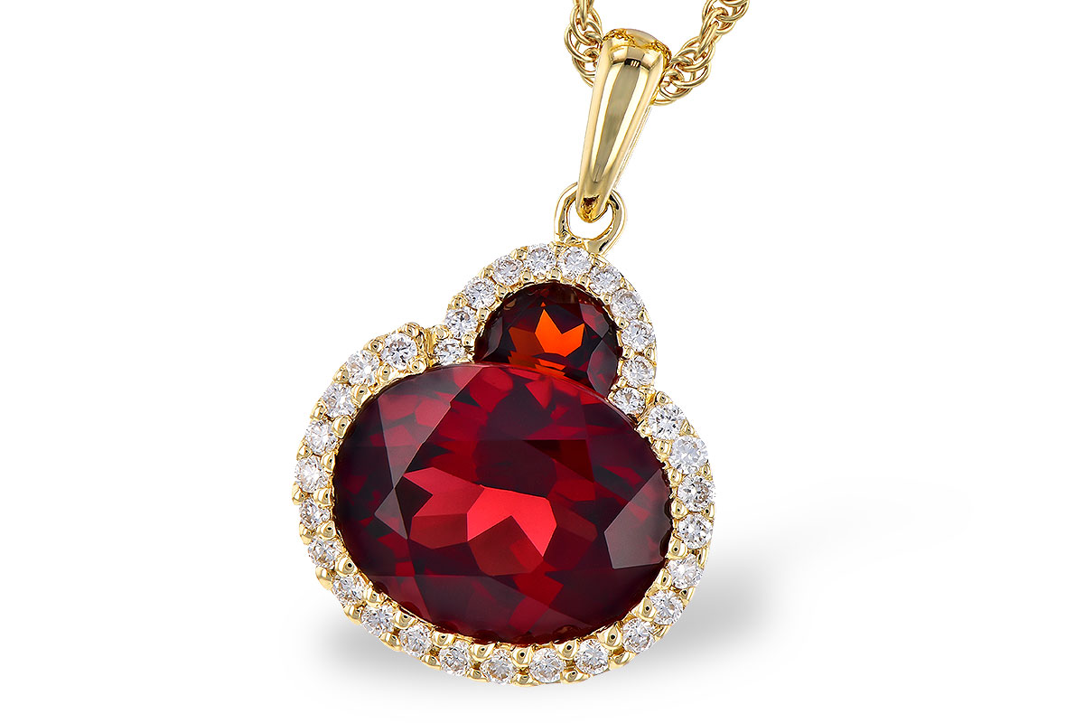 D318-89262: NECK 3.02 TW GARNET 3.16 TGW