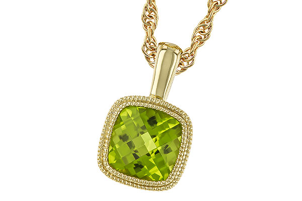 D319-78362: NECKLACE .95 CT PERIDOT