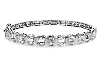 D320-63798: BANGLE .81 TW BAGUETTE 1.00 TW