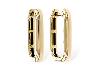D320-69271: GOLD EARRINGS (18MM)