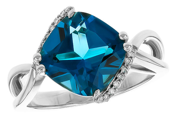 D320-70144: LDS RG 4.42 LONDON BLUE TOPAZ 4.50 TGW (10MM LBT)