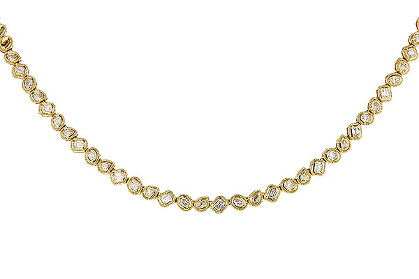 D320-71080: NECKLACE 2.25 TW FANCY CUT DIAS (17.25")