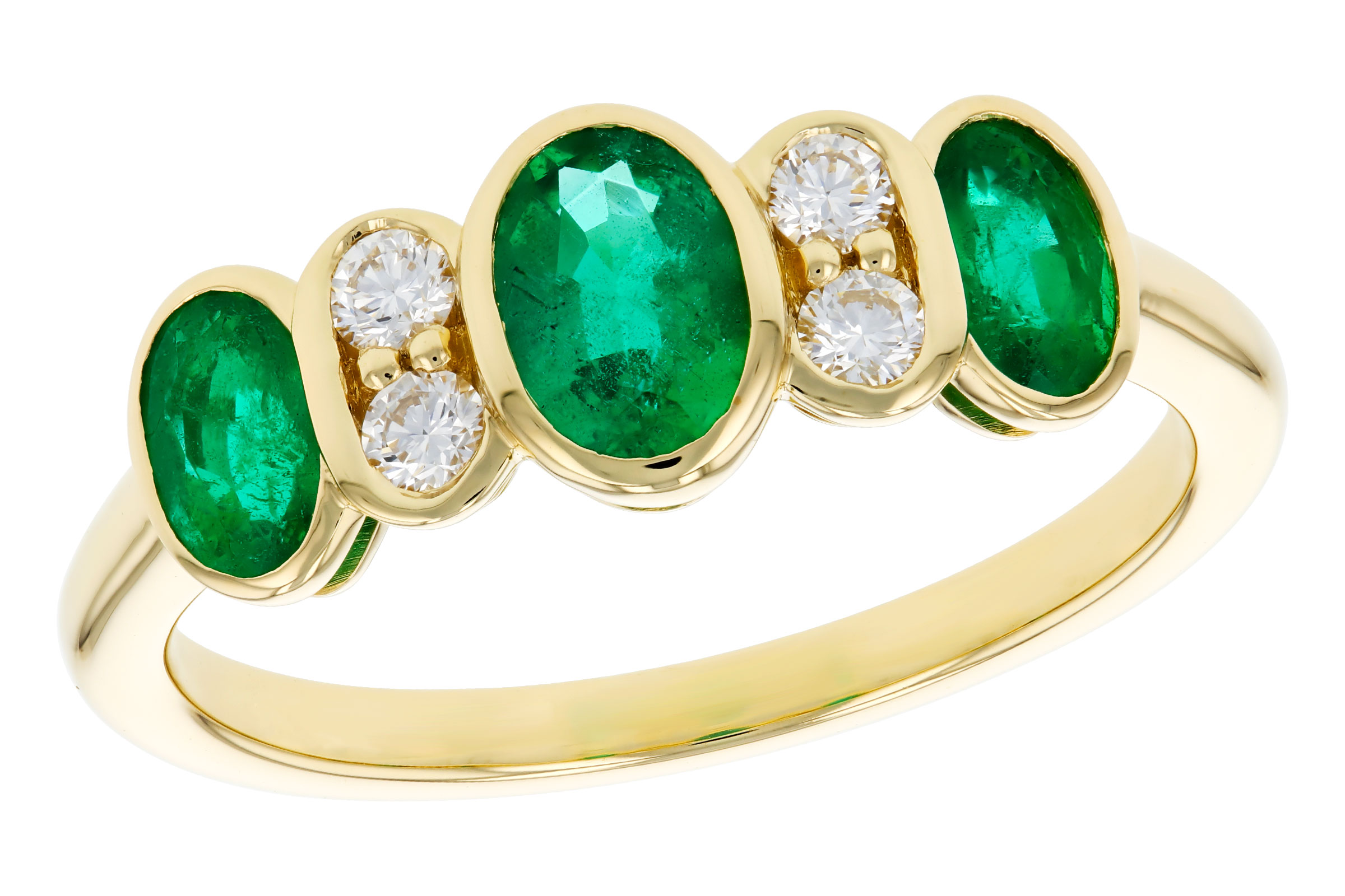 D321-57398: LDS RG .90 TW EMERALD 1.05 TGW