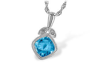 E232-51953: NECK 1.05 BLUE TOPAZ 1.06 TGW