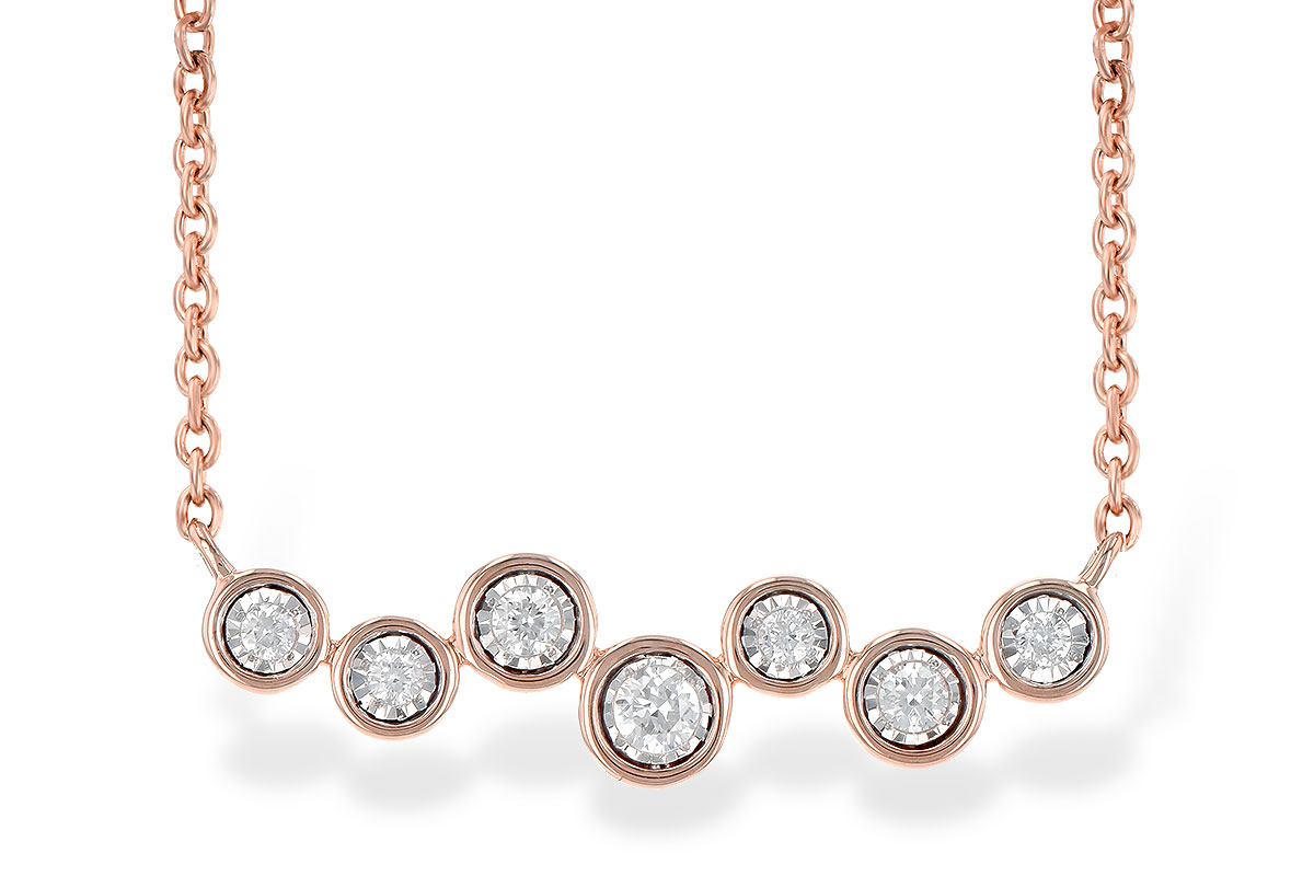 E236-15635: NECKLACE .13 TW