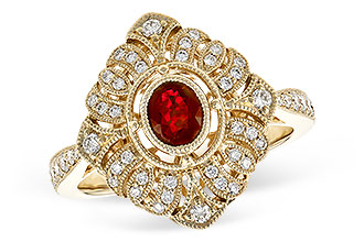 E318-84671: LDS RG .42 RUBY .80 TGW (5x4MM RUBY)