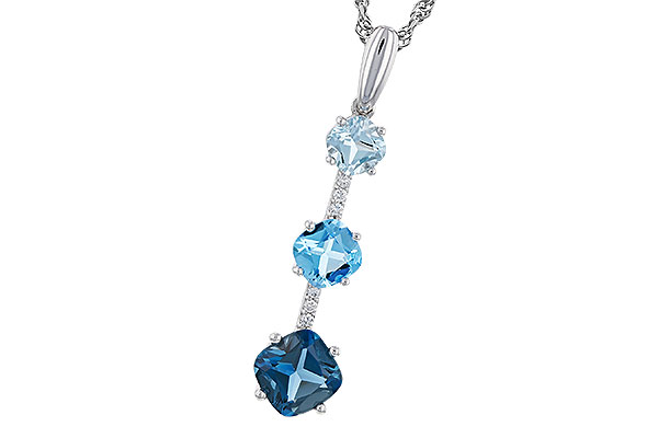 E320-64707: NECK 1.87 TW BLUE TOPAZ 1.90 TGW