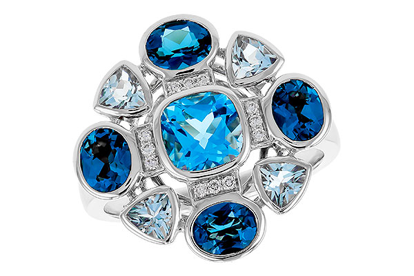 E320-66471: LDS RG 3.19 TW BLUE TOPAZ 3.25 TGW