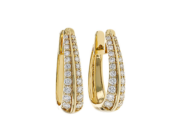 E320-66535: EARRINGS 1.00 TW