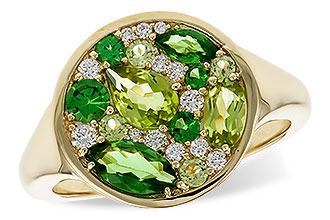 E320-67389: LDS RG 1.34 TW SEMI-PRECIOUS (TSAV, PER) 1.50 TGW