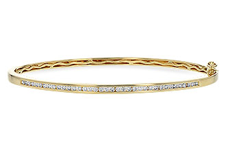 F235-22862: BANGLE BRACELET .50 TW