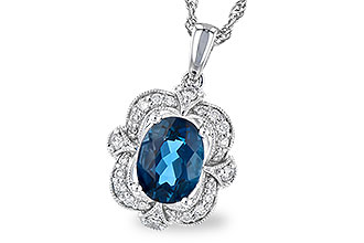 F318-88307: NECK 1.35 LONDON BLUE TOPAZ 1.50 TGW