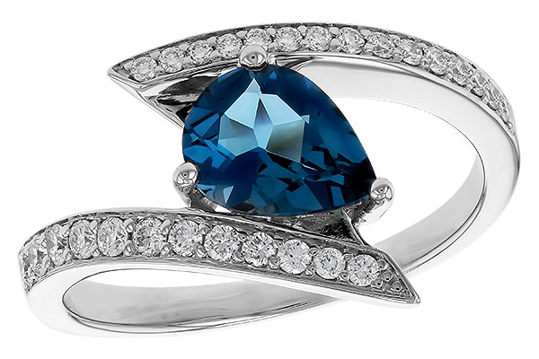 F320-64671: LDS RG 1.04 LONDON BLUE TOPAZ 1.28 TGW (8x6MM)