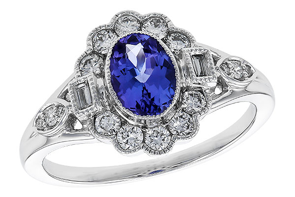 F320-64698: LDS RG .80 TANZANITE 1.20 TGW (7x5MM OV)