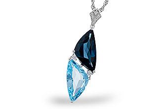 F320-65598: NECK 6.87 BLUE TOPAZ 6.97 TGW