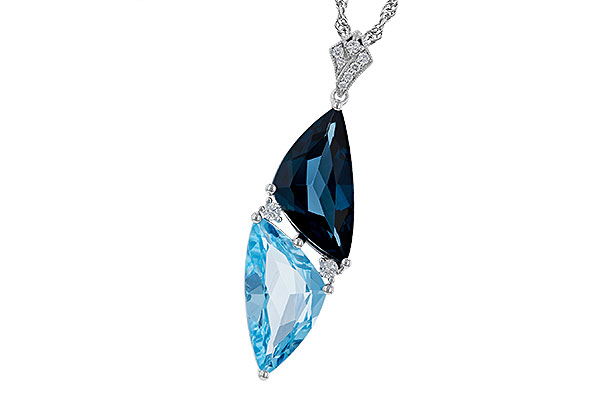 F320-65598: NECK 6.87 BLUE TOPAZ 6.97 TGW