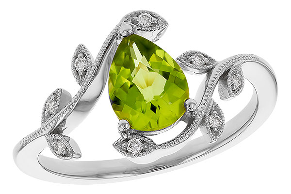 F320-65616: LDS RG 1.16 PERIDOT 1.22 TGW (8x6MM PER)