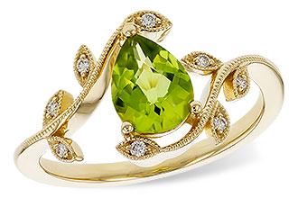 F320-65616: LDS RG 1.16 PERIDOT 1.22 TGW (8x6MM PER)