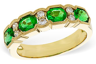 F320-71071: LDS WED RG 1.20 EMERALD 1.38 TGW (5x4MM EMER)