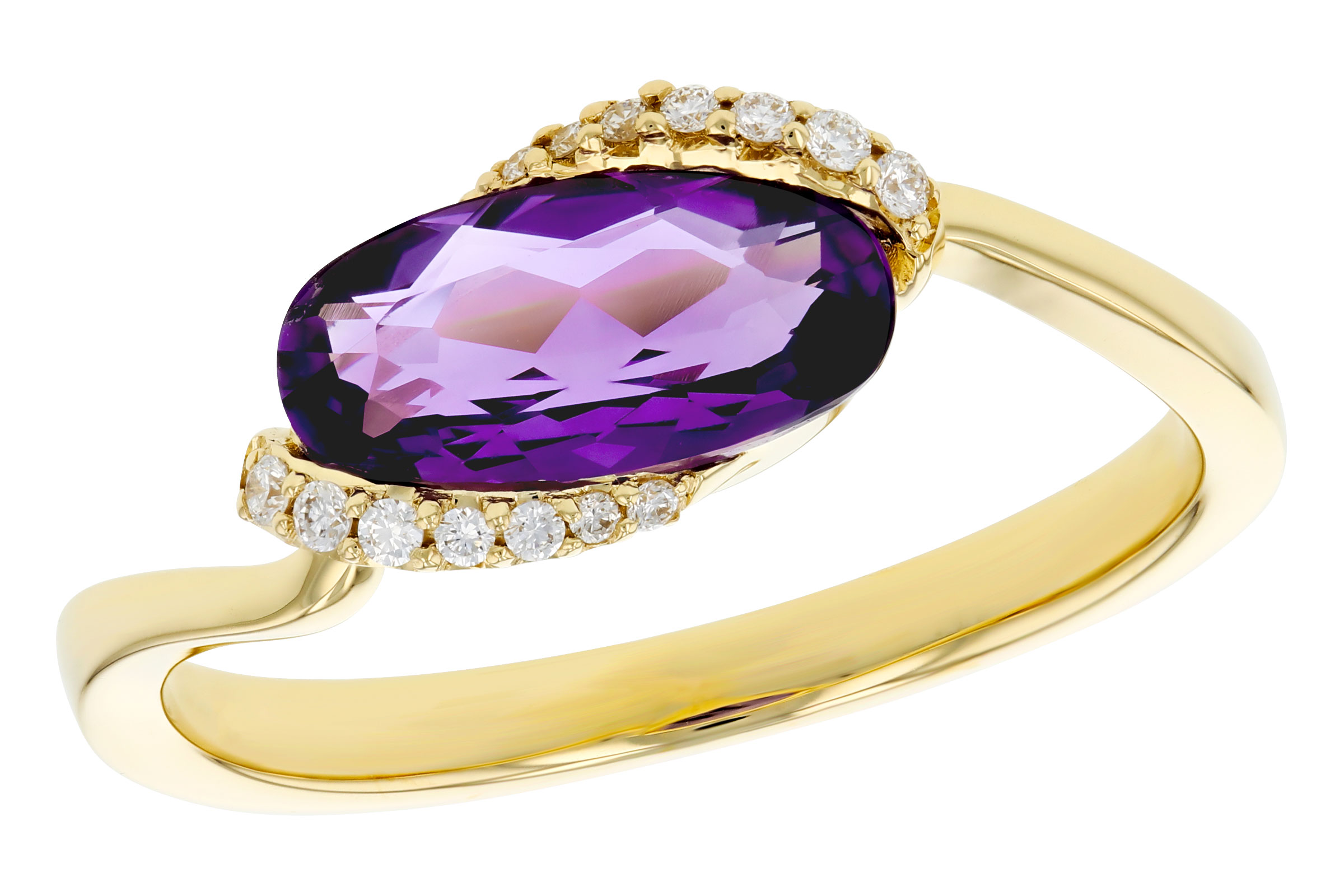 F321-56507: LDS RG 1.07 TW AMETHYST 1.13 TGW (10x5MM AMY)