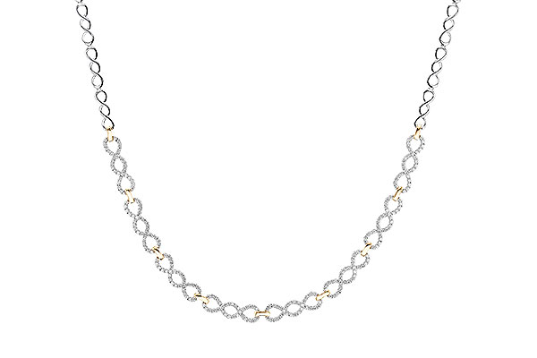 G319-73753: NECKLACE 2.42 TW