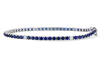 G320-64707: BRACELET 3.27 TW SAPP 3.52 TGW (7")