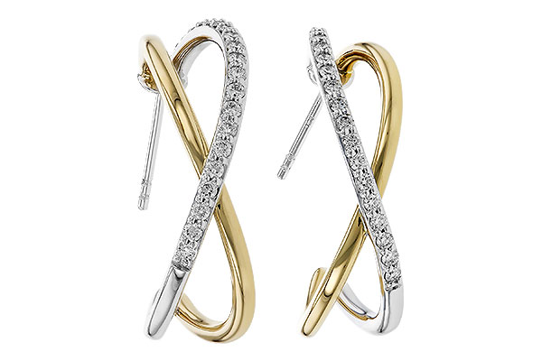 G320-65625: EARRINGS .50 TW