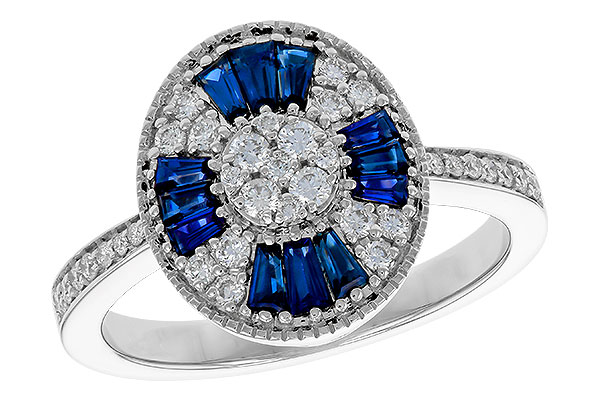 G320-70171: LDS RG .56 TW SAPPHIRE .86 TGW