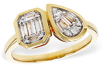 G320-71071: LDS DIA RG .17 TW BAGUETTE .25 TW