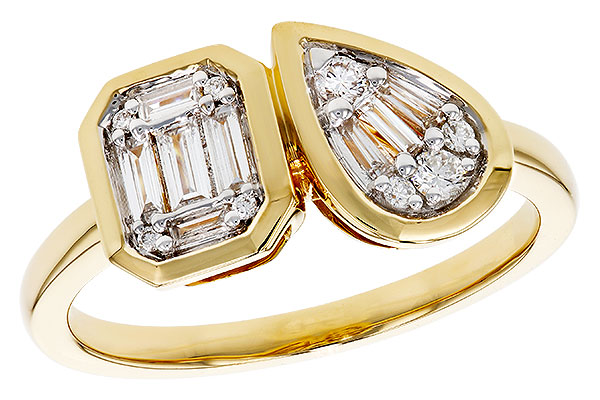 G320-71071: LDS DIA RG .17 TW BAGUETTE .25 TW