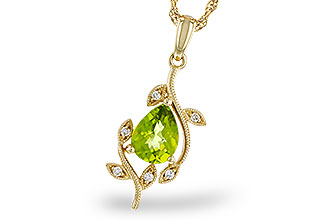 H320-66498: NECKLACE 1.16 PERIDOT 1.21 TGW (8x6MM PER)