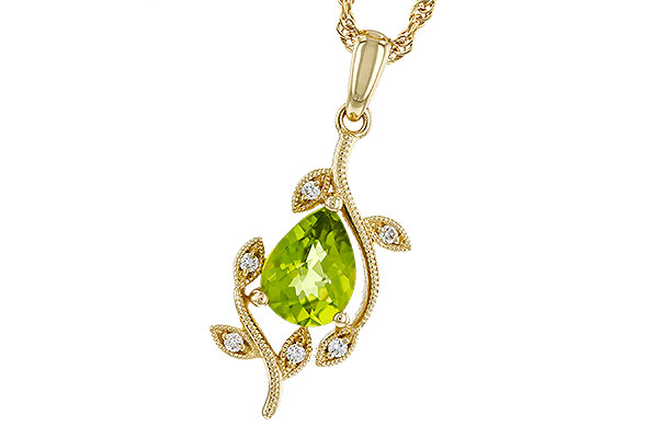 H320-66498: NECKLACE 1.16 PERIDOT 1.21 TGW (8x6MM PER)