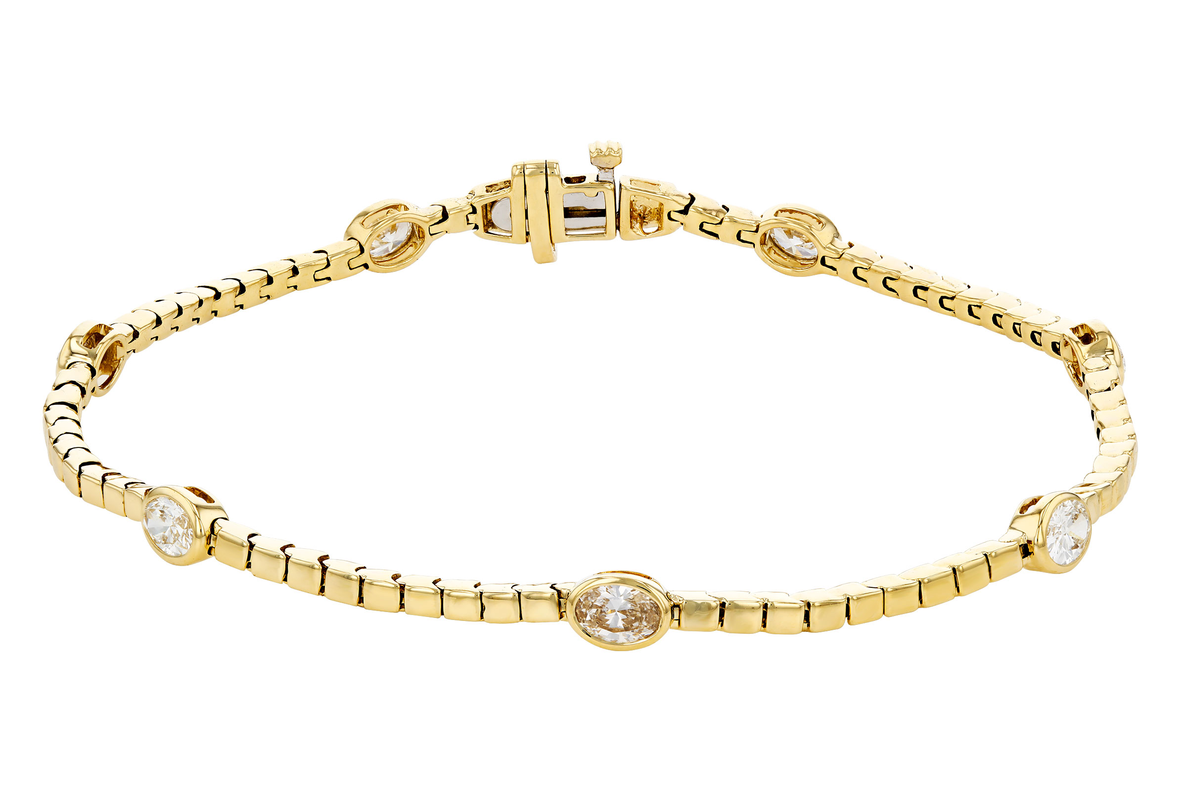 H321-56516: BRACELET 1.30 TW OVAL DIA (7")