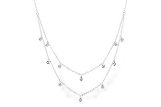 K319-73807: NECKLACE .22 TW (18 INCHES)